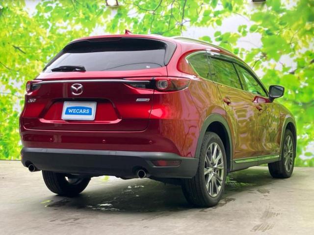 ＣＸ－８ ＸＤ　Ｌパッケージ　新品タイヤ／保証書／純正　８インチ　ＳＤナビ／衝突安全装置／シートヒーター／３６０°ビューモニター／車線逸脱防止支援システム／シート　合皮／電動バックドア／ドライブレコーダー　純正　ＬＥＤヘッドランプ（3枚目）
