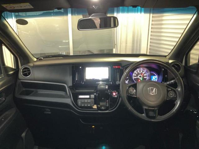 Ｎ－ＷＧＮカスタム Ｇ・Ｌパッケージ　新品タイヤ／保証書／社外　ＳＤナビ／シート　ハーフレザー／ヘッドランプ　ＬＥＤ／Ｂｌｕｅｔｏｏｔｈ接続／ＥＴＣ／ＥＢＤ付ＡＢＳ／横滑り防止装置／アイドリングストップ／バックモニター／フルセグＴＶ（4枚目）