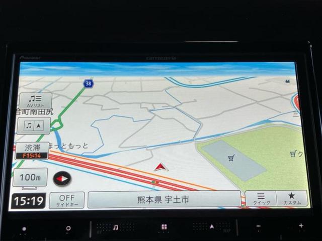 スペーシアカスタム ハイブリッドＸＳ　保証書／社外　８インチ　ＳＤナビ／セーフティサポート（スズキ）／両側電動スライドドア／シートヒーター　前席／車線逸脱防止支援システム／シート　ハーフレザー／ヘッドランプ　ＬＥＤ　衝突被害軽減システム（9枚目）