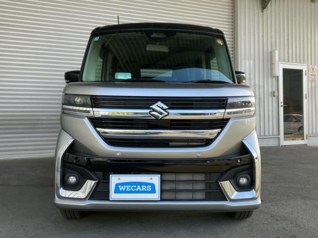 スペーシアカスタム ハイブリッドＸＳ　保証書／社外　８インチ　ＳＤナビ／セーフティサポート（スズキ）／両側電動スライドドア／シートヒーター　前席／車線逸脱防止支援システム／シート　ハーフレザー／ヘッドランプ　ＬＥＤ　衝突被害軽減システム（43枚目）