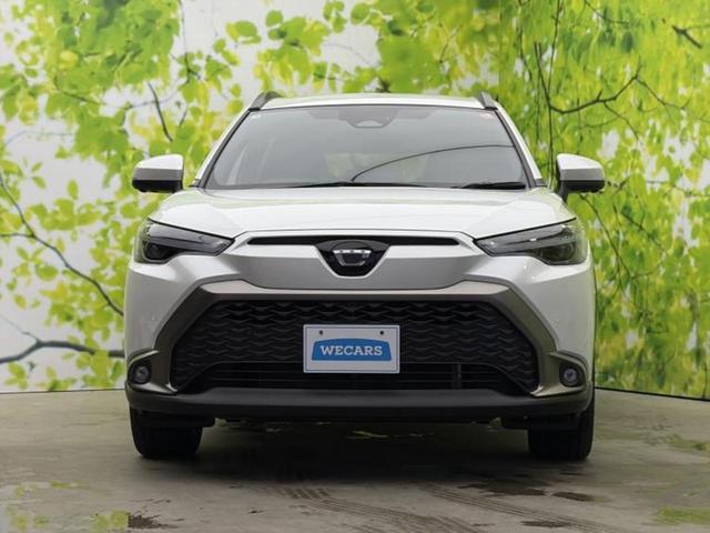 カローラクロス ハイブリッドＺ　保証書／純正　１０．５インチ　メモリーナビ／トヨタセーフティセンス／シートヒーター　前席／パノラミックビューモニター／車線逸脱防止支援システム／シート　ハーフレザー／パーキングアシスト　自動操舵（41枚目）