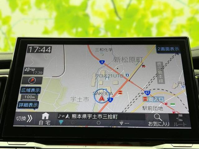 デリカＤ：５ ４ＷＤジャスパー　社外　１１インチ　ＳＤナビ／フリップダウンモニター　社外　１０．１インチ／イーアシスト（ミツビシ）／両側電動スライドドア／マルチアラウンドモニター／車線逸脱防止支援システム／シート　ハーフレザー（9枚目）