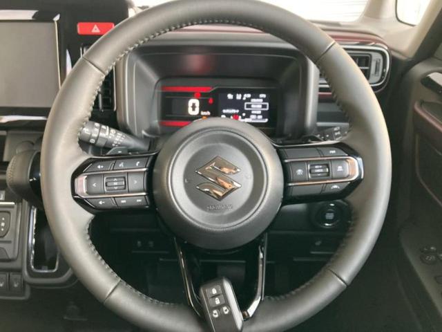 スペーシアカスタム ハイブリッドＸＳターボ　保証書／レーダーブレーキサポート（スズキ）／両側電動スライドドア／シートヒーター　前席／車線逸脱防止支援システム／ヘッドランプ　ＬＥＤ／ＥＢＤ付ＡＢＳ／横滑り防止装置／アイドリングストップ（11枚目）