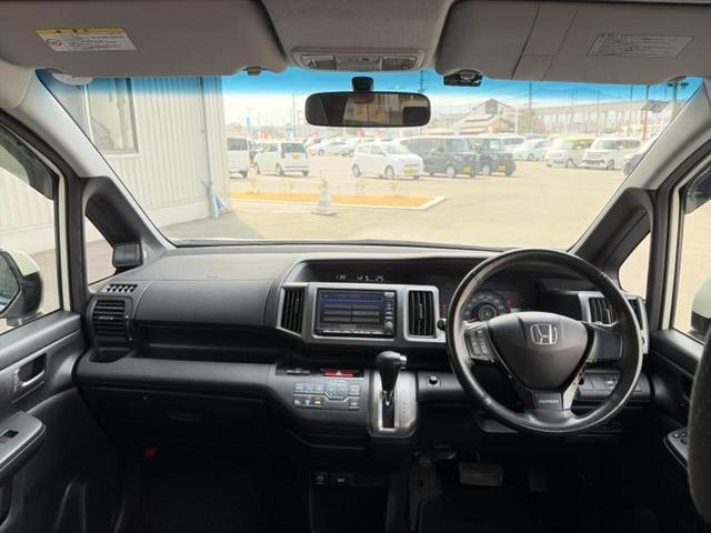 ステップワゴンスパーダ スパーダZ 新品タイヤ/保証書/純正 HDDナビ/両側電動スライドドア/ヘッドランプ HID/ETC/EBD付ABS/横滑り防止装置/バックモニター/ワンセグTV/DVD/MTモード付き バックカメラ DVD再生(4枚目)