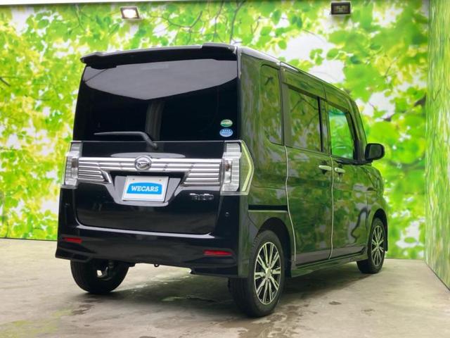 タント カスタムＸトップエディションＳＡ３　新品タイヤ／保証書／社外　ＳＤナビ／衝突安全装置／シートヒーター　運転席／車線逸脱防止支援システム／シート　合皮／ドライブレコーダー　社外／ヘッドランプ　ＨＩＤ／ＥＴＣ／ＥＢＤ付ＡＢＳ　ドラレコ（3枚目）