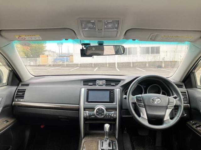 マークＸ ２５０Ｇ　保証書／純正　ＳＤナビ／ドライブレコーダー　前後／Ｂｌｕｅｔｏｏｔｈ接続／ＥＴＣ／ＥＢＤ付ＡＢＳ／横滑り防止装置／バックモニター／フルセグＴＶ／禁煙車／ＭＴモード付き　バックカメラ　電動シート（4枚目）