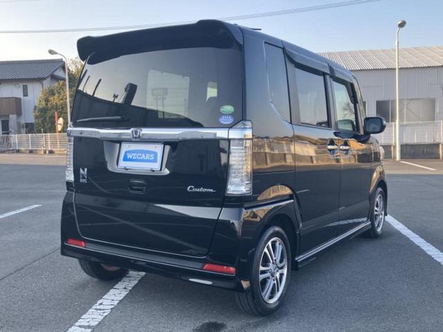 Ｎ－ＢＯＸカスタム Ｇ・Ｌパッケージ　新品タイヤ／保証書／社外　ＳＤナビ／両側電動スライドドア／ヘッドランプ　ＨＩＤ／ＥＴＣ／アイドリングストップ／ワンセグＴＶ／アルミホイール　純正　１４インチ／キーレスエントリー／オートエアコン（3枚目）