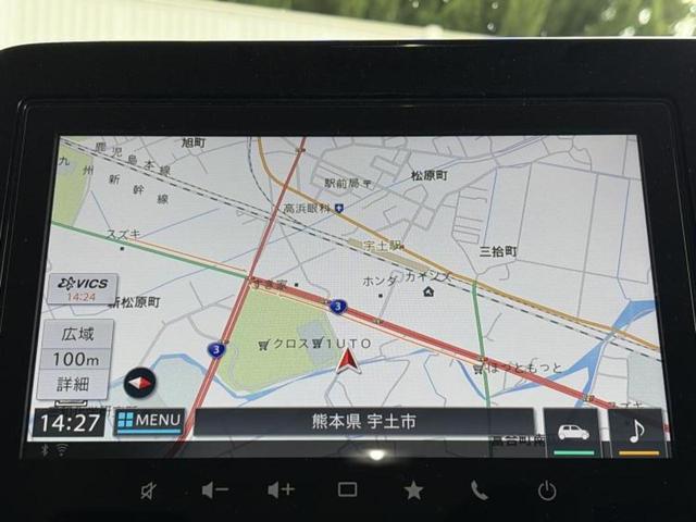 スペーシアカスタム ハイブリッドXSターボ 新品タイヤ/保証書/純正 9インチ SDナビ/デュアルカメラブレーキサポート(スズキ)/両側電動スライドドア/シートヒーター 前席/全方位モニター用カメラ/車線逸脱防止支援システム 全周囲カメラ(9枚目)