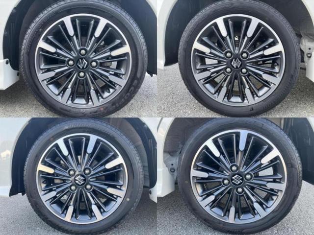 スペーシアカスタム ハイブリッドＸＳ　新品タイヤ／保証書／純正　８インチ　ＳＤナビ／セーフティサポート（スズキ）／両側電動スライドドア／シートヒーター　運転席／全方位モニター用カメラ／車線逸脱防止支援システム／シート　ハーフレザー　禁煙車（48枚目）