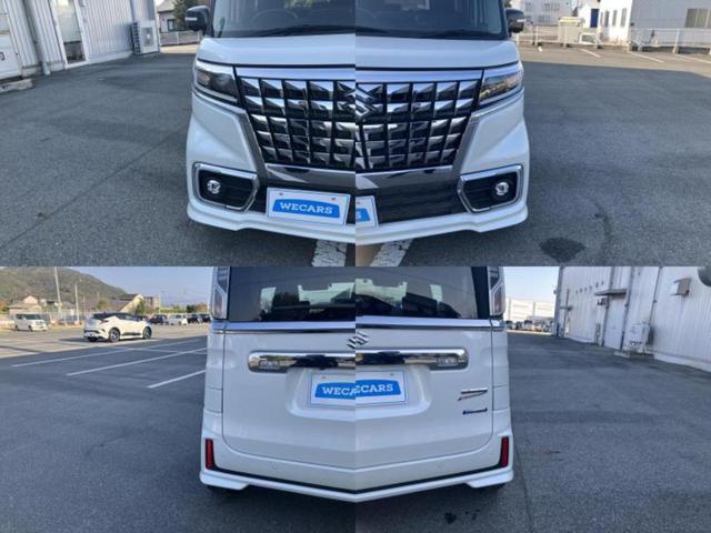 スペーシアカスタム ハイブリッドＸＳ　新品タイヤ／保証書／純正　８インチ　ＳＤナビ／セーフティサポート（スズキ）／両側電動スライドドア／シートヒーター　運転席／全方位モニター用カメラ／車線逸脱防止支援システム／シート　ハーフレザー　禁煙車（49枚目）