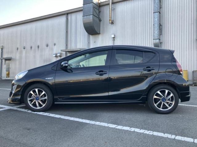 アクア Gブラックソフトレザーセレクション モデリスタエアロ/純正 9インチ SDナビ/トヨタセーフティセンス/車線逸脱防止支援システム/ドライブレコーダー 前後/ヘッドランプ LED/Bluetooth接続/ETC/EBD付ABS フルエアロ(2枚目)