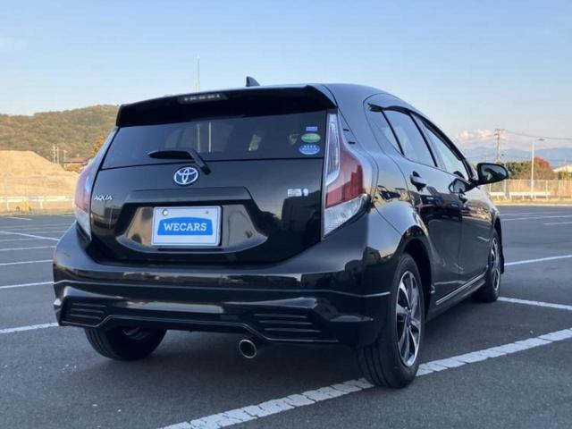 アクア Gブラックソフトレザーセレクション モデリスタエアロ/純正 9インチ SDナビ/トヨタセーフティセンス/車線逸脱防止支援システム/ドライブレコーダー 前後/ヘッドランプ LED/Bluetooth接続/ETC/EBD付ABS フルエアロ(3枚目)