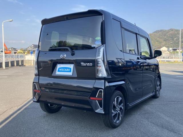 タント カスタムＸ　保証書／純正　ＳＤナビ／スマートアシスト（トヨタ・ダイハツ）／両側電動スライドドア／シートヒーター　前席／車線逸脱防止支援システム／シート　ハーフレザー／ドライブレコーダー　社外　衝突被害軽減システム（3枚目）