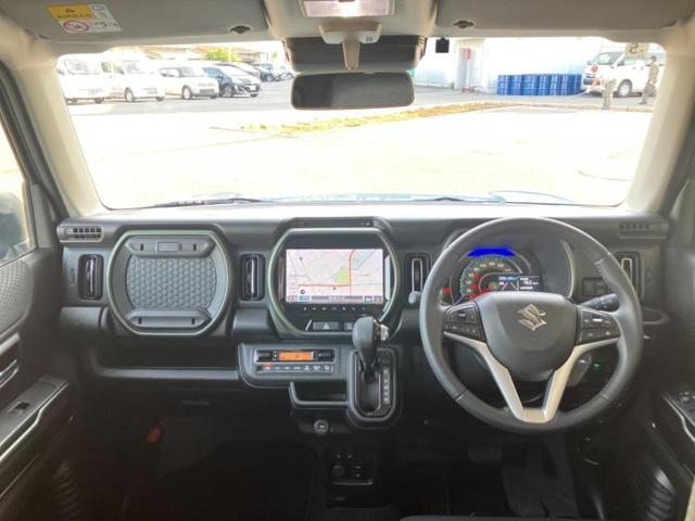 ハスラー タフワイルドターボ　純正　９インチ　メモリーナビ／セーフティサポート（スズキ）／シートヒーター　前席／全方位モニター／車線逸脱防止支援システム／ヘッドランプ　ＬＥＤ／ＵＳＢジャック／Ｂｌｕｅｔｏｏｔｈ接続／ＥＴＣ　ターボ（4枚目）