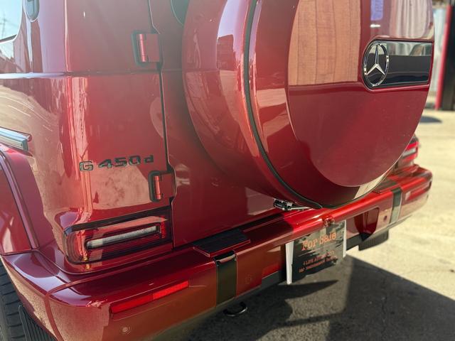 Ｇクラス Ｇ４５０ｄ　ＡＭＧラインＰＫＧ・ナイトＰＫＧ・マヌプラス　ＡＭＧライン・ナイトパッケージ・ＭＡＮＵＦＡＫＴＵＲヒヤシンスレッド・ＭＡＮＵＦＡＫＴＵＲプログラム・ＭＡＮＵＦＡＫＴＵＲプログラムプラス・ＭＡＮＵＦＡＫＴＵＲボディ同色スペアタイヤリング・デジタル（9枚目）
