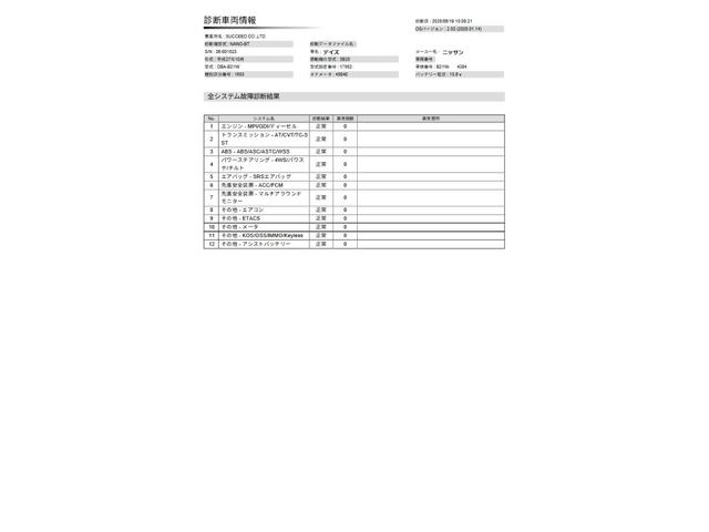 デイズ Ｘ　２年保証付き！ＯＢＤチェック済み！ナビ・フルセグＴＶ・アラウンドビューモニター・衝突軽減ブレーキ付！ルーフブラックニューペイント！バッテリー新品取替！車検２年付！内外装クリーニング済み！（7枚目）