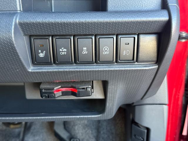 ハスラー Ｊスタイル　ＥＴＣ　衝突被害軽減システム　オートライト　ＨＩＤ　スマートキー　アイドリングストップ　電動格納ミラー　シートヒーター　ベンチシート　ＣＶＴ　盗難防止システム　ＡＢＳ　ＥＳＣ　ＣＤ　衝突安全ボディ（13枚目）