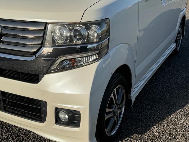 N-BOXカスタム G SSパッケージ ドライブレコーダー 両側電動スライドドア TV 衝突被害軽減システム オートライト HID スマートキー アイドリングストップ 電動格納ミラー CVT 盗難防止システム ABS ESC CD(29枚目)