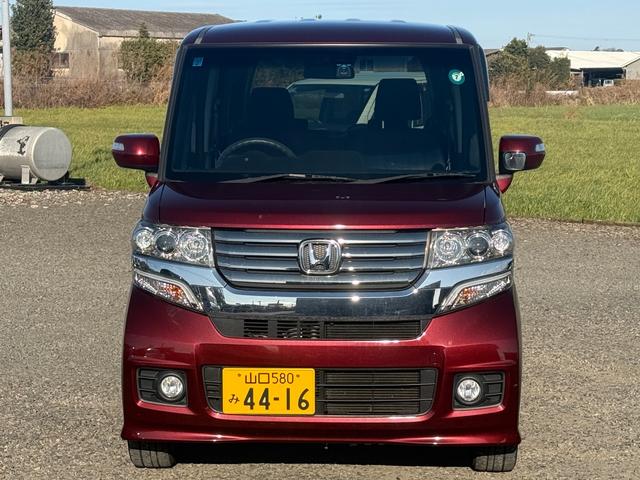 Ｎ－ＢＯＸカスタム Ｇ　ドライブレコーダー　ＥＴＣ　両側スライド・片側電動　オートライト　ＨＩＤ　スマートキー　アイドリングストップ　電動格納ミラー　ベンチシート　ＣＶＴ　盗難防止システム　ＡＢＳ　ＥＳＣ　Ｂｌｕｅｔｏｏｔｈ（12枚目）