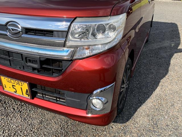 タント カスタムＲＳ　ＳＡ　ＥＴＣ　両側電動スライドドア　ナビ　ＴＶ　衝突被害軽減システム　オートライト　ＬＥＤヘッドランプ　スマートキー　アイドリングストップ　電動格納ミラー　ベンチシート　後席モニター　ＣＶＴ（25枚目）