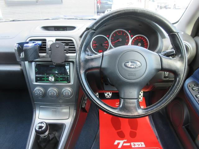 インプレッサ WRX WR-リミテッド 2005 ターボ 4WD 5MT 社外18AW ダウンサス STIマフラー CDオーディオ R3年3月タイミングベルト交換済(100,426km)(21枚目)
