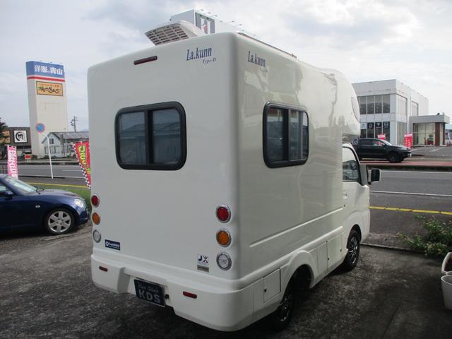 ハイゼットトラック エクストラ La.kunn  キャンピングカー 8ナンバー 普通車登録 5人乗り オートマチック(4枚目)