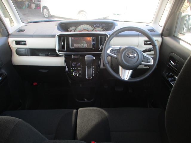 ムーヴキャンバス Ｇメイクアップリミテッド　ＳＡＩＩＩ　純正メモリーナビ・全方位カメラ・ナビ連動前後ドライブレコーダー・ＥＴＣ車載器・両側電動スライドドア・衝突回避軽減ブレーキ・誤発進抑制機能・ツートンカラ（9枚目）