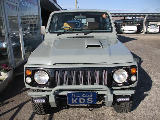 ジムニー 　ワイルドウインド　全面塗装済み　シート張り替え　前後社外バンパー　社外グリル　社外アルミホイール　ホワイトレタータイヤ全て卸したて　ナンバー移動　足回り塗装（2枚目）