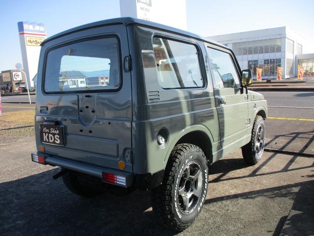 ジムニー 　ワイルドウインド　全面塗装済み　シート張り替え　前後社外バンパー　社外グリル　社外アルミホイール　ホワイトレタータイヤ全て卸したて　ナンバー移動　足回り塗装（4枚目）