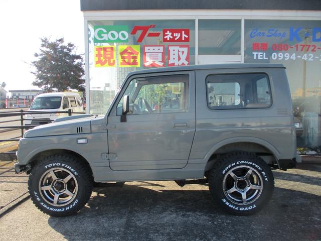 ジムニー 　ワイルドウインド　全面塗装済み　シート張り替え　前後社外バンパー　社外グリル　社外アルミホイール　ホワイトレタータイヤ全て卸したて　ナンバー移動　足回り塗装（7枚目）