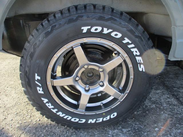 ジムニー 　ワイルドウインド　全面塗装済み　シート張り替え　前後社外バンパー　社外グリル　社外アルミホイール　ホワイトレタータイヤ全て卸したて　ナンバー移動　足回り塗装（20枚目）