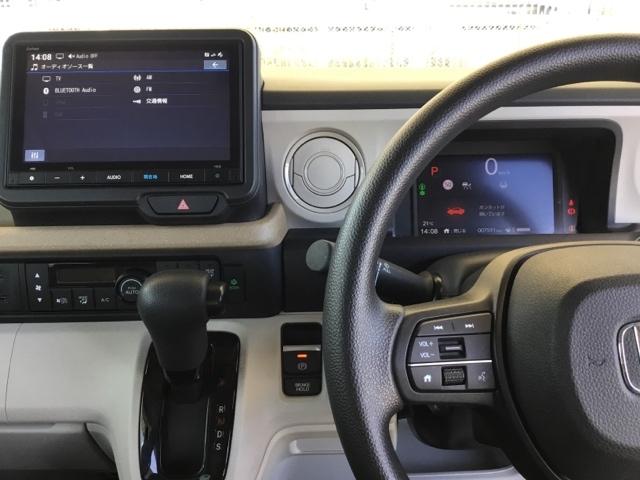 N-BOX ベースグレード デモカー 両側電動スライドドア 純正ナビ フルセグ 前後ドラレコ シートヒーター 衝突軽減システム スマートキ- カーテンエアバック イモビライザー ECOモード 横滑り防止 オートクルーズ 地デジ(3枚目)