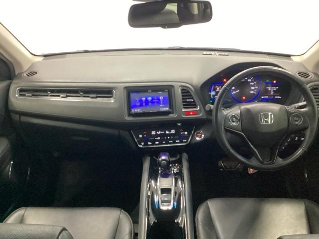 ヴェゼル ハイブリッドZ あんしんパッケージ クルコン 社外ナビ フルセグ ETC シートヒーター Rカメ スマキー LEDランプ シ-トヒ-タ- サイドカーテンエアバック 運転席助手席エアバッグ VSA パワーステアリング(2枚目)