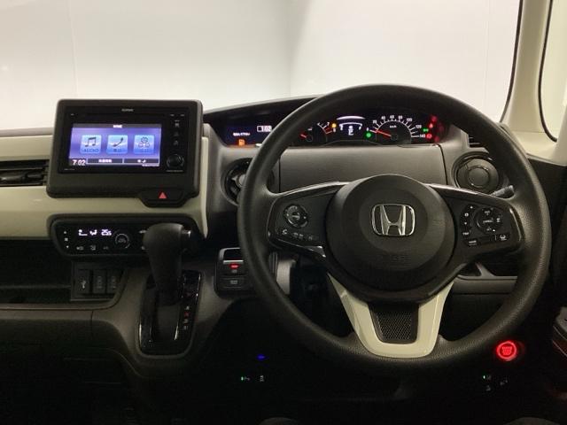 Ｎ－ＢＯＸ Ｌ　片側電動スライドドア　クルコン　ＥＴＣ　ＬＥＤランプ　シートヒータ　運転席エアバッグ　イモビライザー　キーフリー　Ｒカメ　パワーウインドウ　助手席エアバッグ　エアコン　ＰＳ　横滑り防止機能　ＡＢＳ（3枚目）