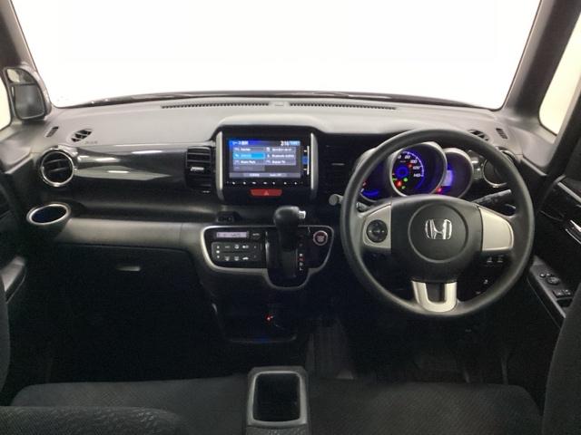 Ｎ－ＢＯＸカスタム ＧＳＳパッケージ　両側電動スライドドア　Ｒカメラ　純正ナビ　左右電動スライドドア　アイドリングストップ車　ナビ・ＴＶ　ＳＲＳ　イモビ　スマキー　サイドエアバッグ　Ｗエアバック　Ｂモニター　地デジ　フロントベンチシート（2枚目）