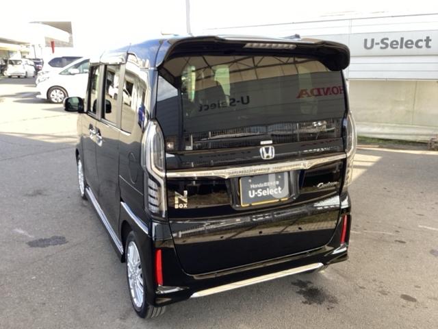 Ｎ－ＢＯＸカスタム Ｌターボ　両側電動スライドドア　純正ナビ　ＥＴＣ　前後ドラレコ　Ｗパワスラ　スマキ　プリクラッシュセーフティー　地デジ対応　後カメラ　シートＨ　ＥＳＣ　サイドエアバック　ＥＣＯＮ　ＵＳＢポート　ＤＶＤ再生可（6枚目）