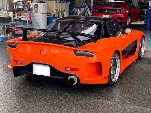 ＲＸ－７ タイプＲ　ＶｅｉｌＳｉｄｅ　Ｆｏｒｔｕｎｅ　エンジンＯ／Ｈ済　タービンＯ／Ｈ済　社外コンピューター・レカロシート・サベルト・エアクリ・ＷＯＲＫオーダーＡＷ・カーナビ・ブーストメーター・車高長・社外マフラー（7枚目）