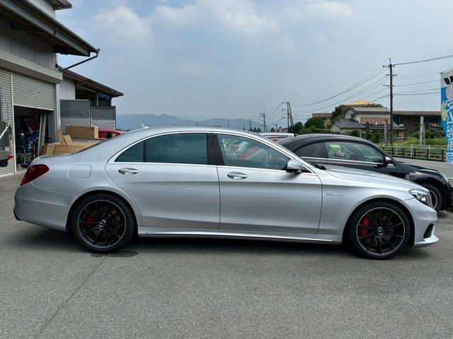 Sクラス S63 AMG 4マチックロング AMGキャリパー・パワーバックドア・後席モニター・パドルシフト・サンルーフ・ETC・ディフューザー・フルセグTV・DISC・全方位カメラ・ドラレコ(8枚目)