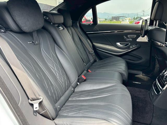 Sクラス S63 AMG 4マチックロング AMGキャリパー・パワーバックドア・後席モニター・パドルシフト・サンルーフ・ETC・ディフューザー・フルセグTV・DISC・全方位カメラ・ドラレコ(18枚目)