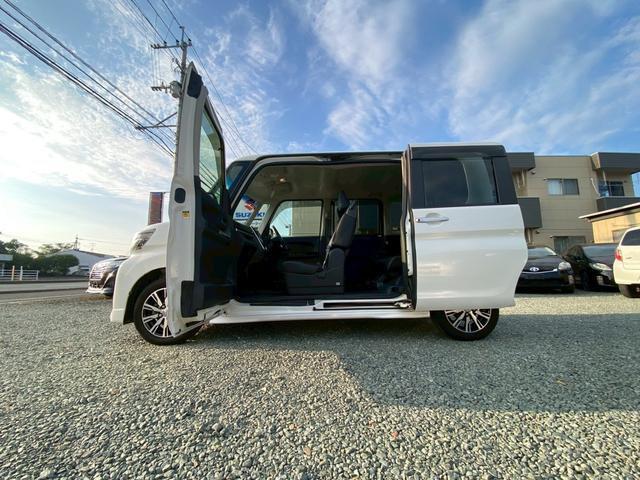 タント カスタムＸ　トップエディションＳＡＩＩＩ　純正ナビ　ＴＶ　地デジ　パワースライドドア　Ｂモニター　ハーフレザー　Ｄ席シートヒーター　ＬＥＤヘッドライト　スマートキー　プッシュスタート（5枚目）