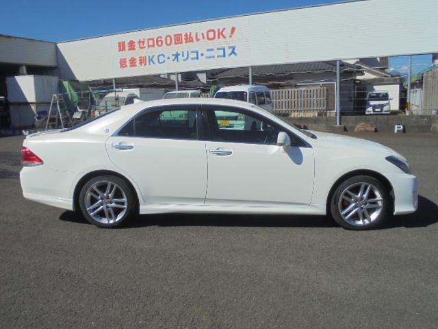 クラウン アスリート　スペシャルナビパッケージ　純正ナビＴＶ（ＣＤ／ＤＶＤ再生確認済み）＋バックモニター　クルーズコントロール　スマートキー　エンジンプッシュスタート　ＨＩＤヘッドライト　オートライト　ビルトインタイプＥＴＣ　前後ドライブレコーダー（17枚目）