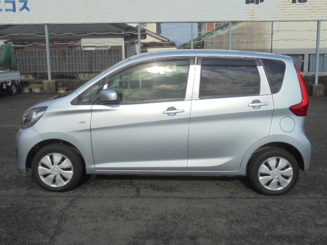 eKワゴン E 社外メモリーナビワンセグTV+バックモニター 純正キーレス ETC 運転席シートヒーター 横滑り防止機能 フロアマット・サイドバイザー 取説 ジャッキ工具・パンク修理キット搭載 室内ルームクリーニング(2枚目)