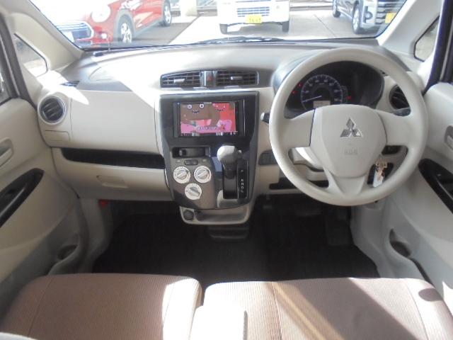 eKワゴン E 社外メモリーナビワンセグTV+バックモニター 純正キーレス ETC 運転席シートヒーター 横滑り防止機能 フロアマット・サイドバイザー 取説 ジャッキ工具・パンク修理キット搭載 室内ルームクリーニング(27枚目)