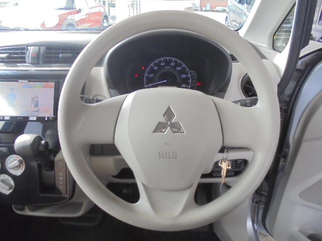 eKワゴン E 社外メモリーナビワンセグTV+バックモニター 純正キーレス ETC 運転席シートヒーター 横滑り防止機能 フロアマット・サイドバイザー 取説 ジャッキ工具・パンク修理キット搭載 室内ルームクリーニング(28枚目)