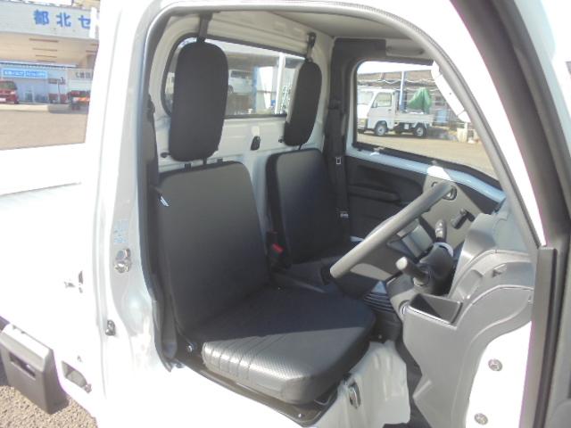 ハイゼットトラック スタンダード 2WD フロア5速ミッション 衝突被害軽減ブレーキ エアコンパワステ エア-バッグ ABS オートライト パーキングセンサー FMAMラジオ 新車保証書・取説 室内ルームクリーニング済(15枚目)
