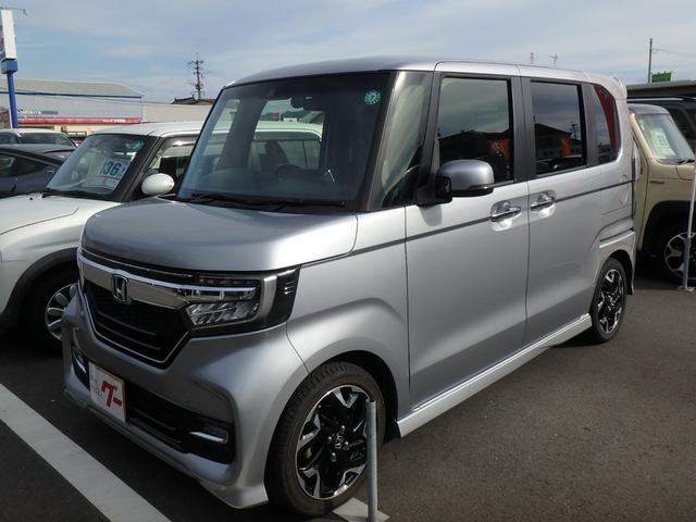 Ｎ－ＢＯＸカスタム Ｇ・ＥＸターボホンダセンシング　ドライブレコーダー　ＥＴＣ　ナビ　バックカメラ　ＬＥＤヘッドライト　ブレーキサポート　レーンサポート　ソナー　クルーズコントロール　両側電動スライドドア　ハンドルシフト　スマートキー　プッシュスタート（3枚目）