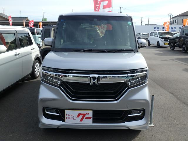 Ｎ－ＢＯＸカスタム Ｇ・ＥＸターボホンダセンシング　ドライブレコーダー　ＥＴＣ　ナビ　バックカメラ　ＬＥＤヘッドライト　ブレーキサポート　レーンサポート　ソナー　クルーズコントロール　両側電動スライドドア　ハンドルシフト　スマートキー　プッシュスタート（4枚目）