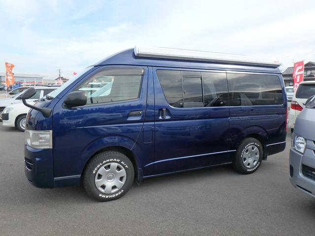 ハイエースバン ロングDX キャンピング 前後ドライブレコーダー ETC ナビ バックカメラ キーレス サイドオーニング 100V 冷蔵庫 天吊13インチTV ソファベッド(8枚目)