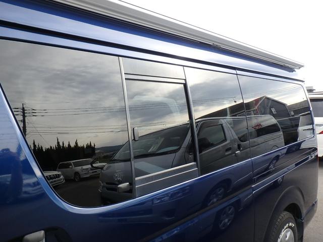 ハイエースバン ロングDX キャンピング 前後ドライブレコーダー ETC ナビ バックカメラ キーレス サイドオーニング 100V 冷蔵庫 天吊13インチTV ソファベッド(10枚目)