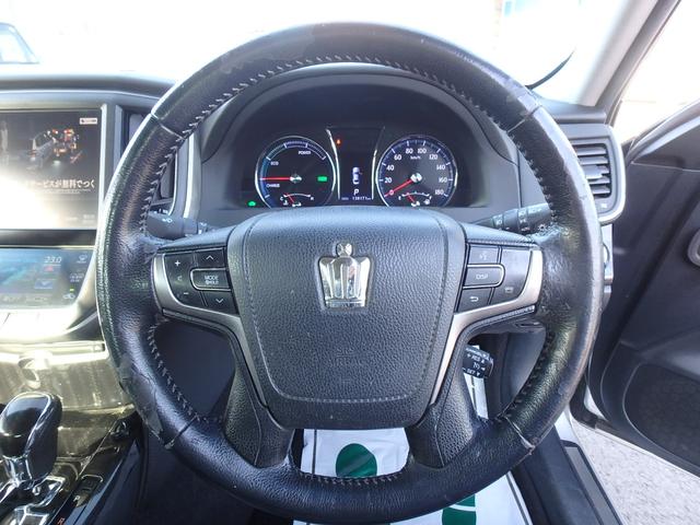 クラウンハイブリッド アスリートＳ　ブラックスタイル　ＥＴＣ　ナビ　クルーズコントロール　スマートキー　プッシュスタート　パワーシート　ＨＩＤヘッドライト　オートライト　オートエアコン　サイドＷエアバック　電動格納ミラー（34枚目）